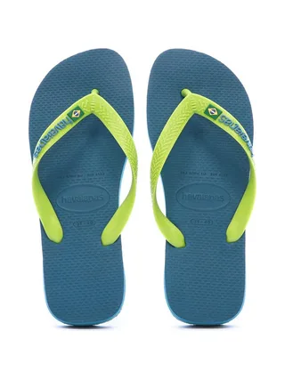 Tongs Bleu/Vert Femme Havaianas Slim 1740 3
