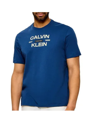 T-Shirt Bleu Homme Royal Calvin Klein Jeans Calvinklei 1