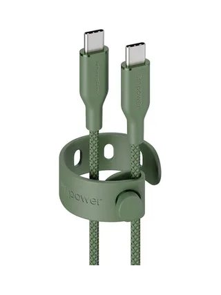 PanzerGlass empower™ by ® Racing 60W USB-C to USB-C Cable | USB 2.0 | 2M | Sage USB cable 1