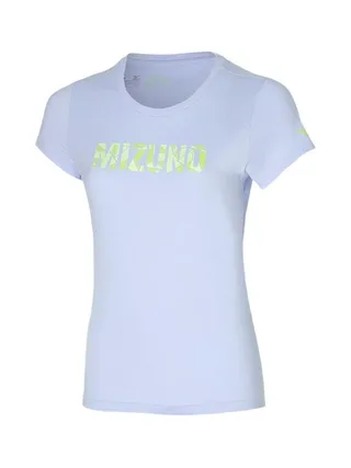 T-shirt Bleu Femme technique Mizuno Athletic K2GA2202-03 1