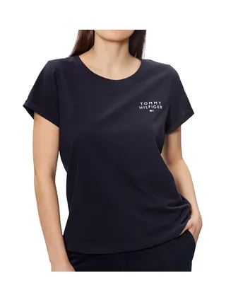 T-Shirt Marine Femme Tommy Hilfiger Sleeve 1