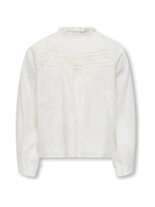 Blouse Écru Fille Kids ONLY Kogrhea 1