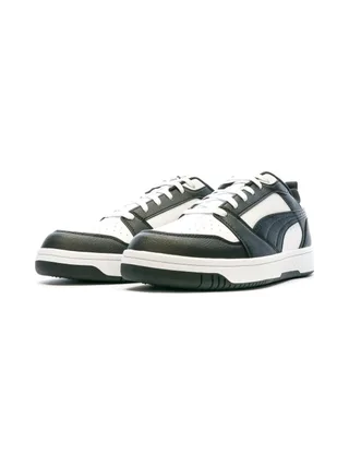 Baskets Noires/Blanches Homme Puma Rebound V6 Low 6