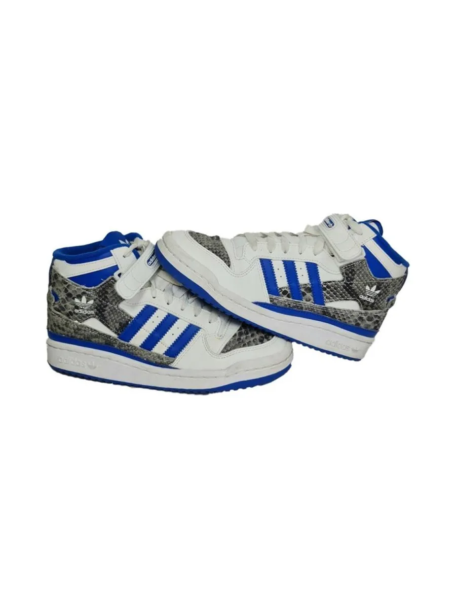 Baskets Blanc/Bleu Garçon Adidas Forum Mid 8