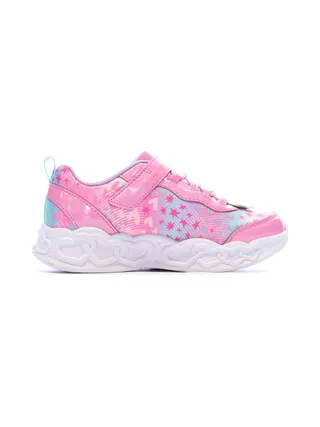 Baskets Roses/Mauves Fille Skechers Infinite Heart 2