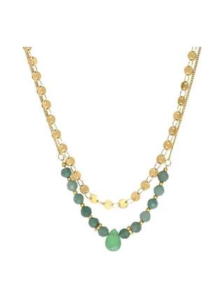 Collier Doré Femme Clio Blue CO0005 2