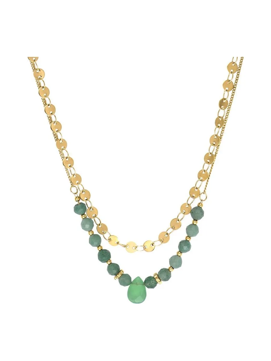 Collier Doré Femme Clio Blue CO0005 3