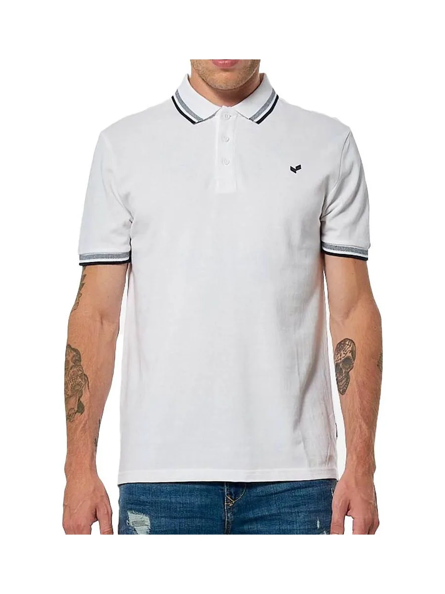 Polo Blanc Homme Kaporal Rayoc 2