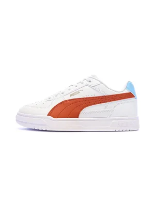 Baskets Blanc/Orange/Bleu Garçon Puma Caven Iii 1