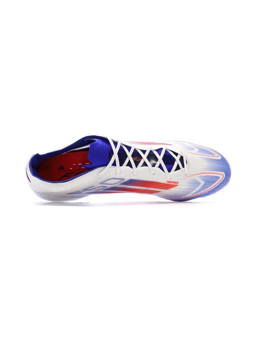 Chaussures de Foot Blanc/Bleu Adidas F50 Elite SG 5
