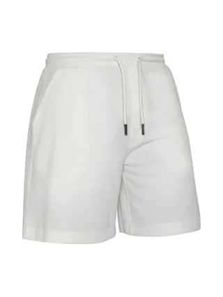 Short Blanc Homme Schott Maille Technique 2