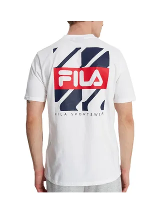 T-shirt Blanc Homme Fila Graphic 2