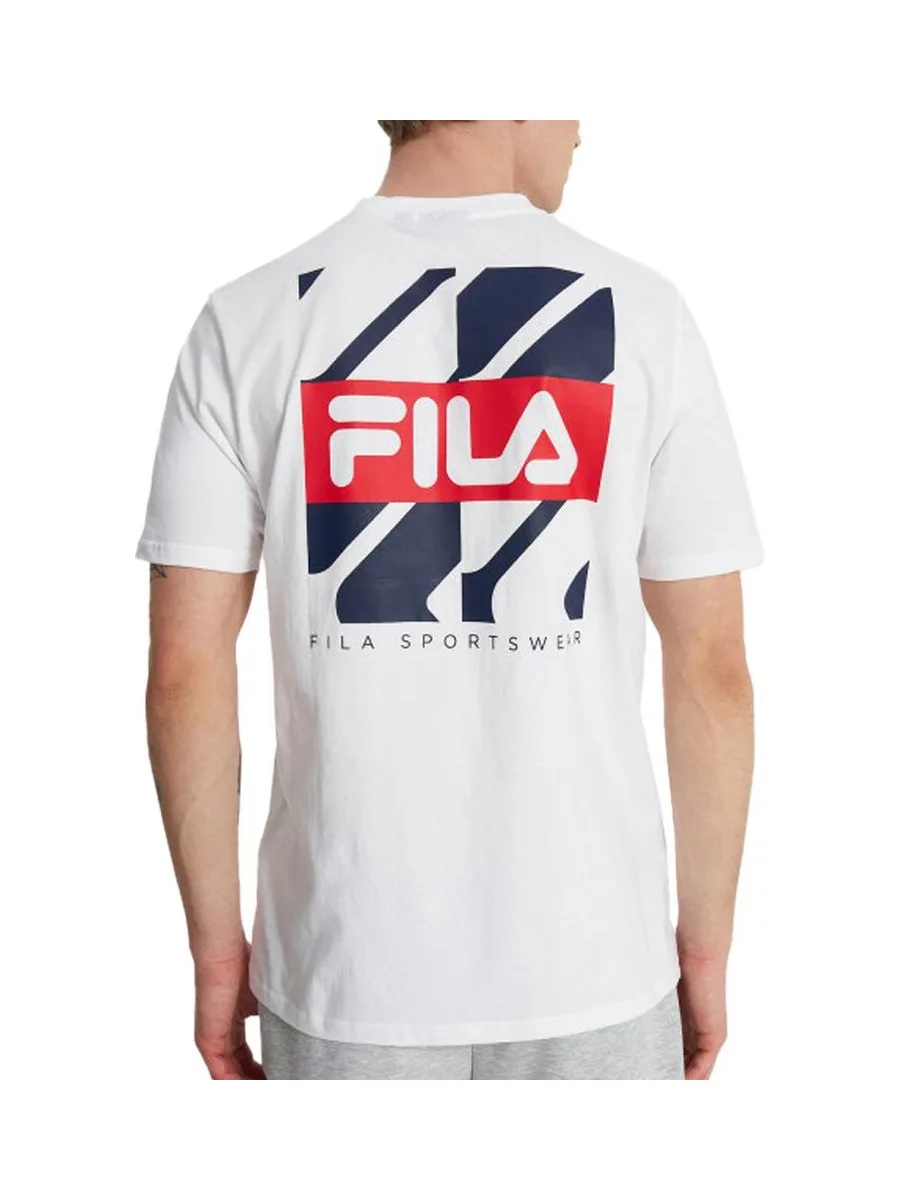 T-shirt Blanc Homme Fila Graphic 3