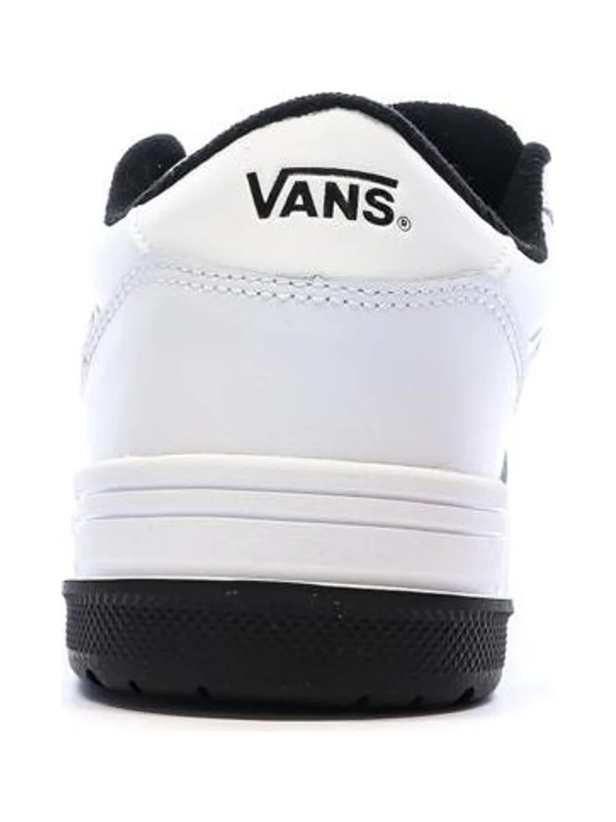 Baskets Blanches/Noires Garçon Vans Hylane 4