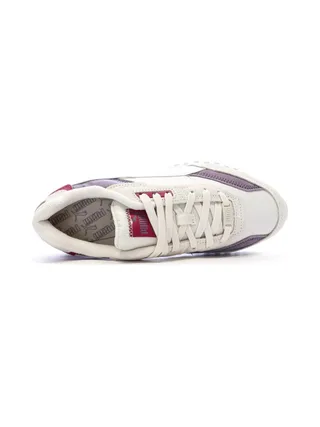 Baskets Blanches/Violettes Femme Puma Blktop 4