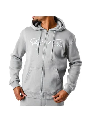 Sweat Zippé Gris Homme Project X Paris Signature 1