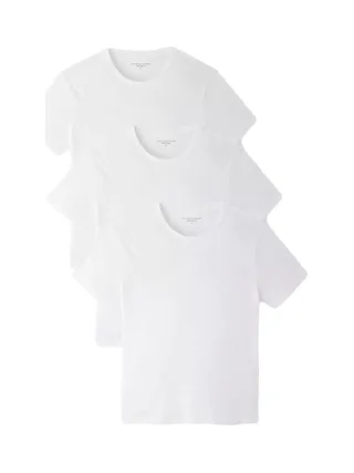 Lot de 3 T-shirts Blanc Homme Tommy Hilfiger 03576 1