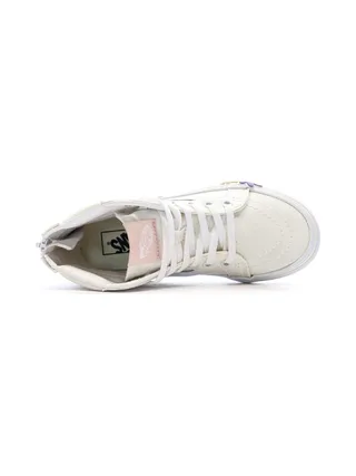 Baskets Beiges Fille Vans Flower 4