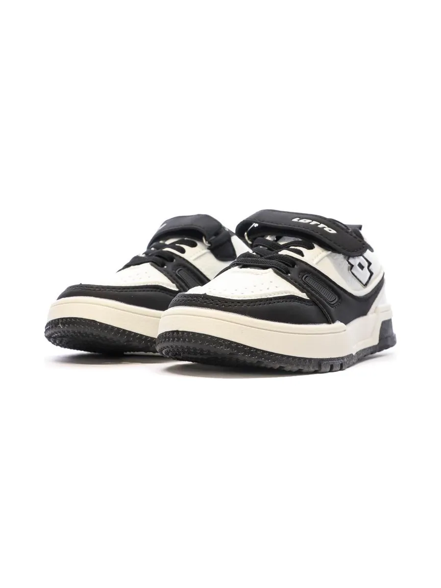 Baskets Blanches/Noires Garçon Lotto Basket Pescara 7