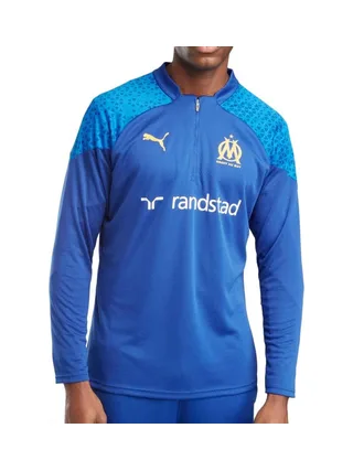 OM Sweat 1/4 zip Bleu Homme Puma 2023/2024 1