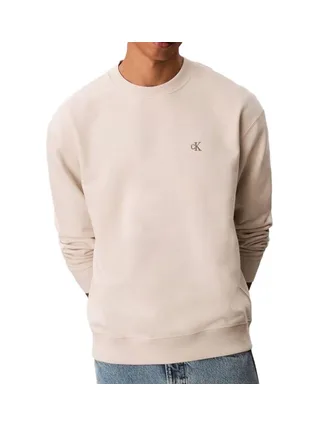 Sweat Écru Homme Calvin Klein 350terry Monog 1