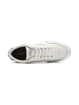 Baskets Blanches/Olive Homme Tommy Hilfiger Th Hi Vulc 4