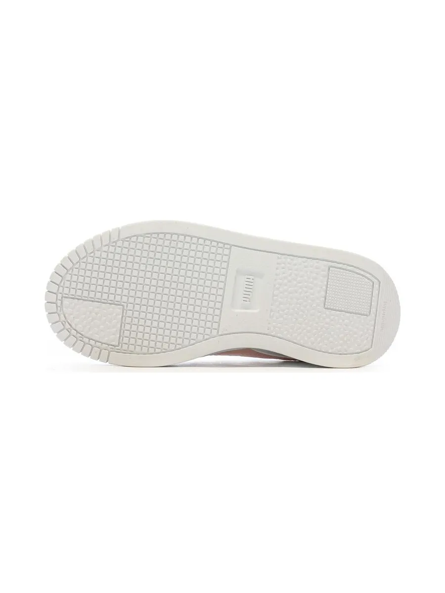 Baskets Blanches/Rose Fille Puma Carina 04 6