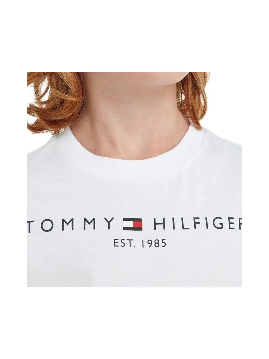 T-Shirt Blanc Garçon Tommy Hilfiger Essentialpol 4