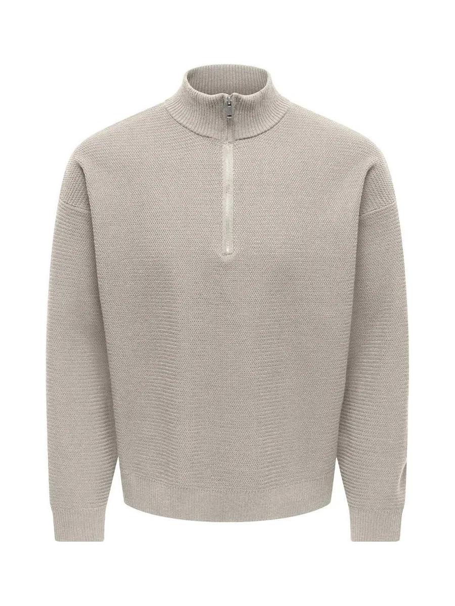 Pull Camionneur Beige Homme Only & Sons Carter 2