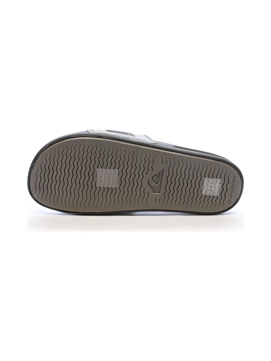 Claquettes Grises Homme Quiksilver Wordmrksld 3