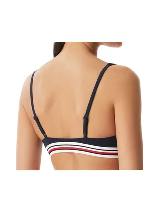 Haut de bikini Marine Femme Tommy Hilfiger Stripe 2