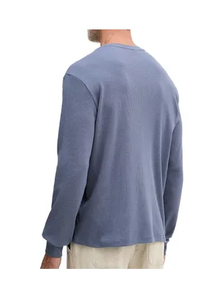 Sweat Bleu Homme Calvin Klein Jeans Waffle Badges 2
