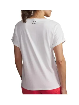 T-Shirt Blanc/Marine Femme TBS OXANATEE 2