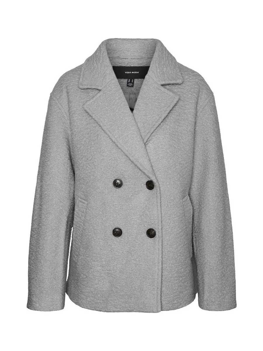Manteau Gris Clair Femme Vero Moda Elite bella 4