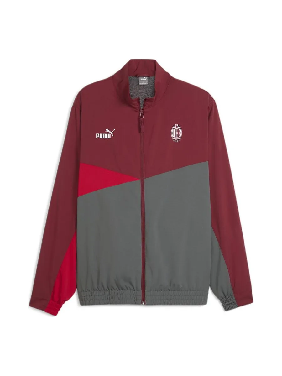 Milan AC Veste Gris/Rouge foot Homme Puma 2024 2
