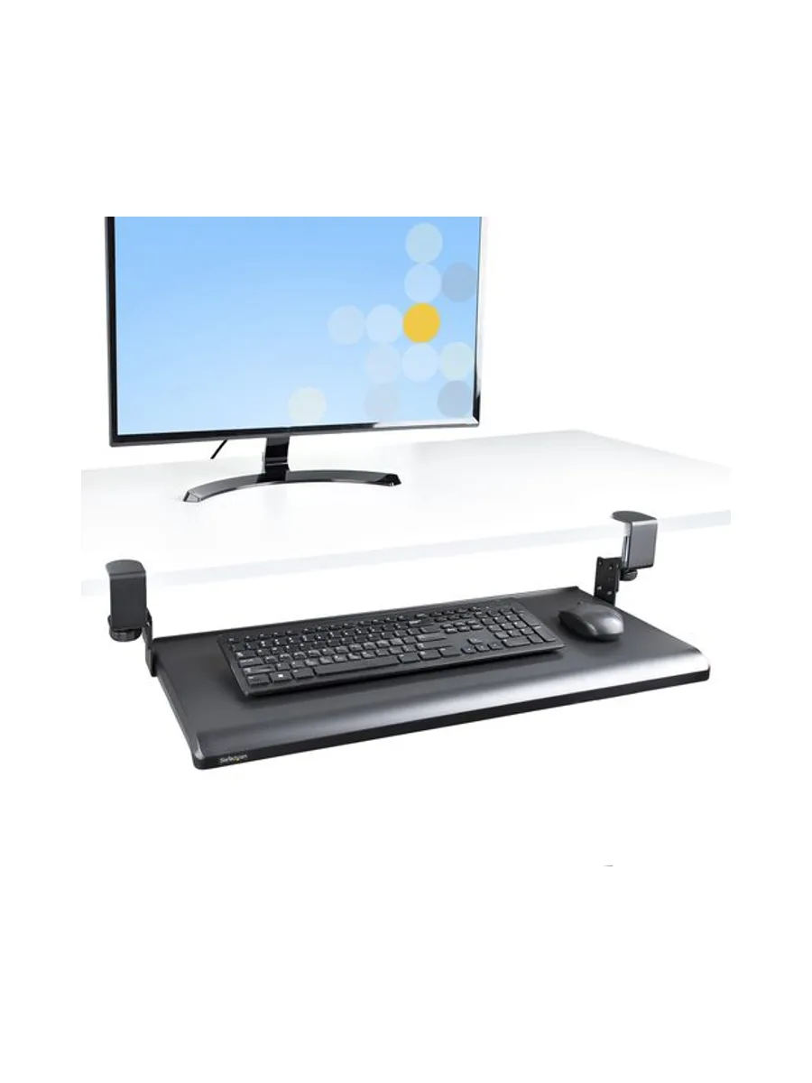 Under-Desk Keyboard Tray Adjustable 11