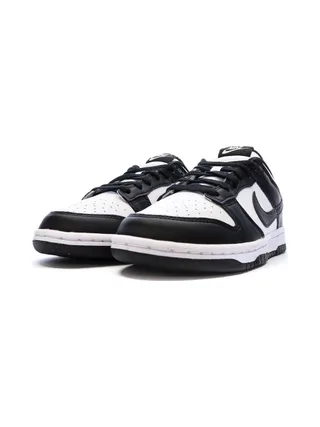 Dunk Low Baskets Blanches/Noires Femme Nike 6