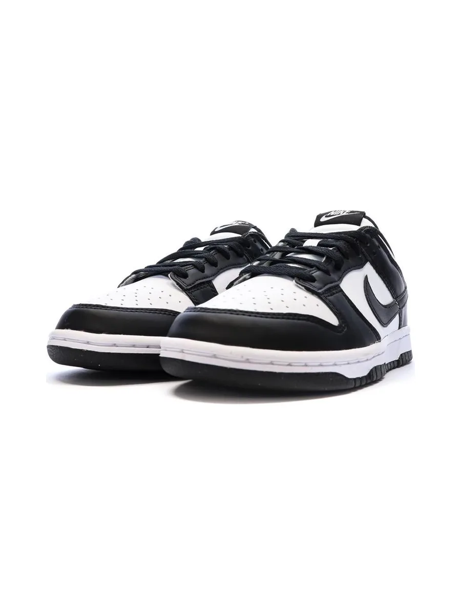 Dunk Low Baskets Blanches/Noires Femme Nike 6