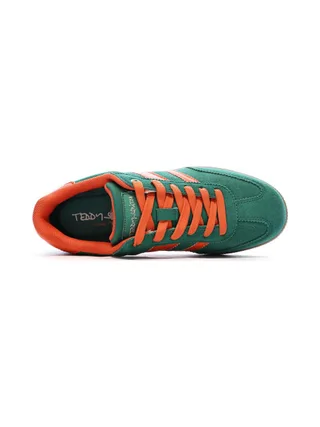Baskets Vert Foncé/Orange Femme Teddy Smith 120235 4