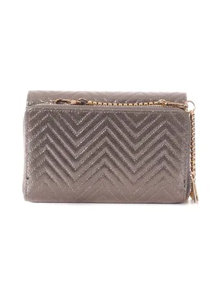 Sac à Bandoulière Gris Métallique Femme Stella Green Chevron 2