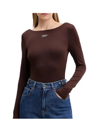 Body Marron Femme Tommy Hilfiger Silver 1