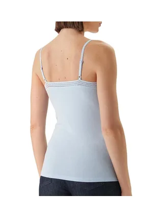 Débardeur Bleu Clair Femme Morgan Barba 2