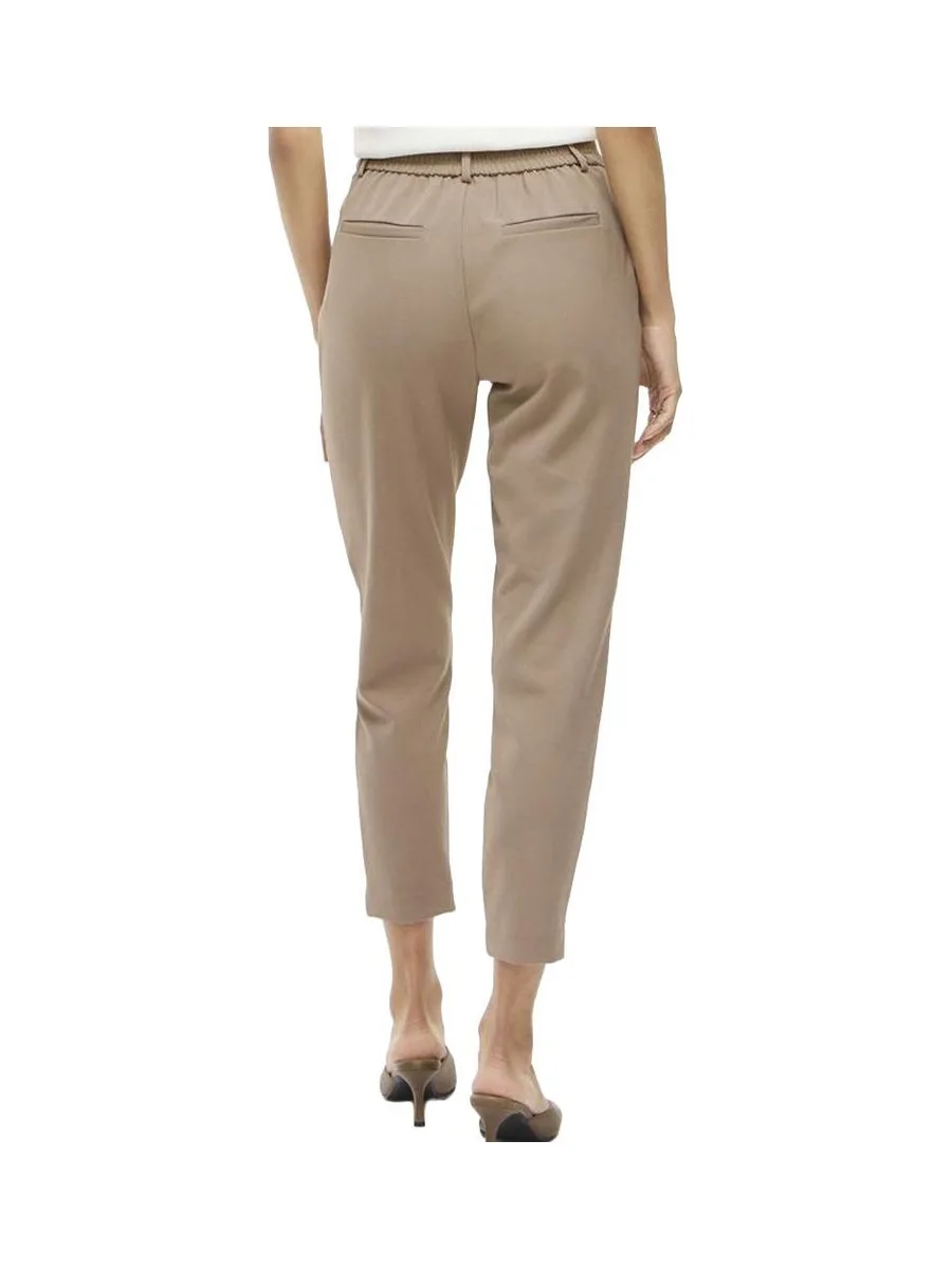 Pantalon Beige Femme Vila Vivarone Slim 7/8 3