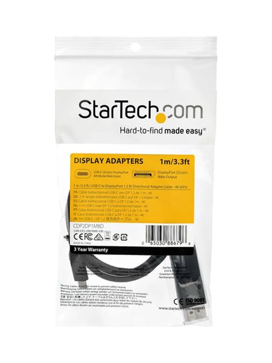 StarTech.com CDP2DP1MBD video cable adapter 5