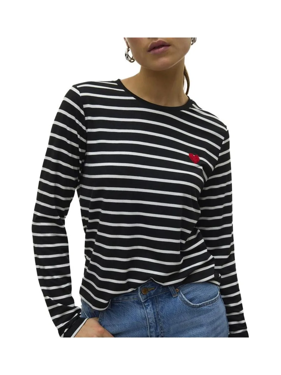 Haut Noir Femme Vero Moda Clara 2