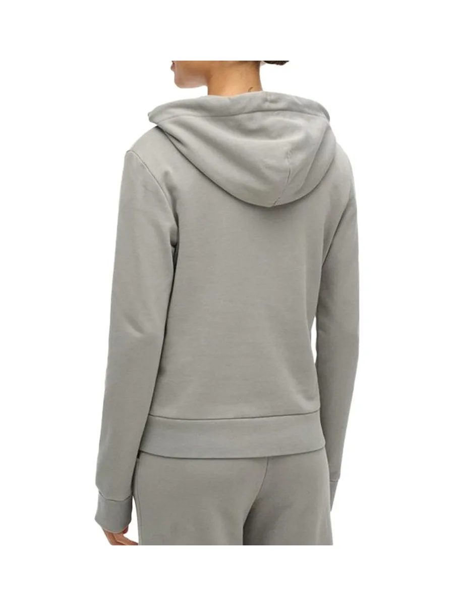 Sweat à Capuche Gris Femme Superdry Plain Hood 3