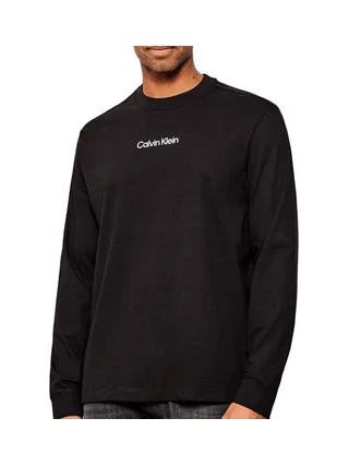 T-Shirt Manches Longues Noir Homme Calvin Klein Jeans Standard 1