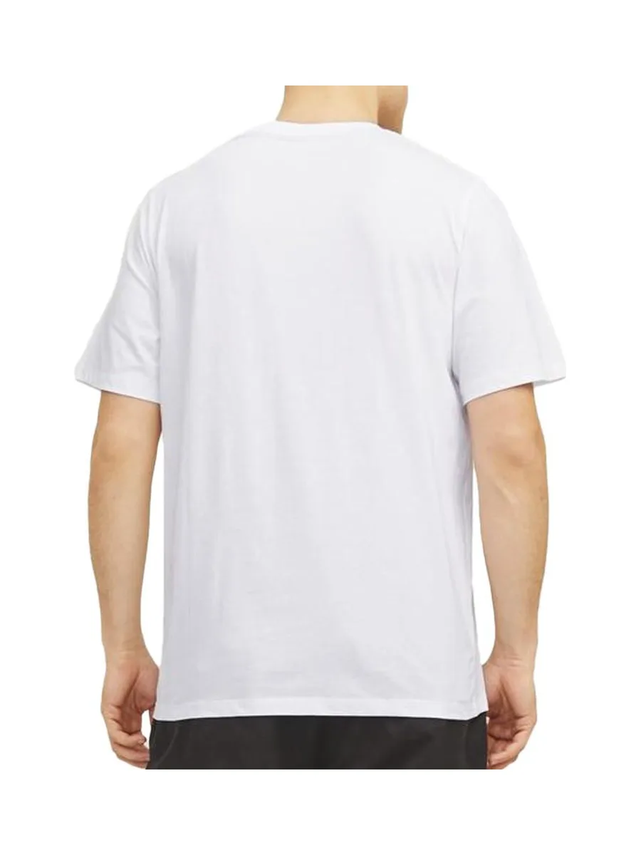 T-Shirt Blanc/Noir Homme Jack & Jones Ferris 2