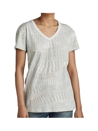 T-shirt Gris Femme All Over Print D21210 1