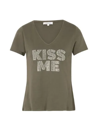 T-Shirt Kaki Femme Morgan DBISOU 2